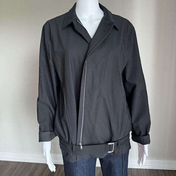 Rene Lezard Jackets & Blazers - Rene Lezard Black Buckle Jacket By Botto Giuseppe & Figli
